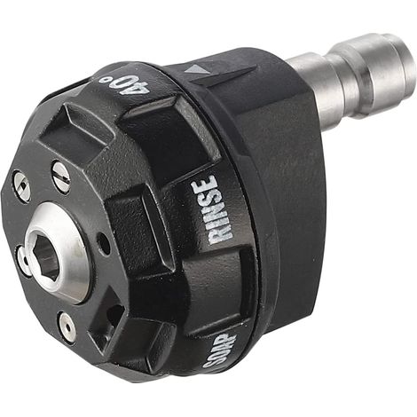 Ugello per idropulitrice da 4000 PSI, connettore da 1/4" nero (1/5)