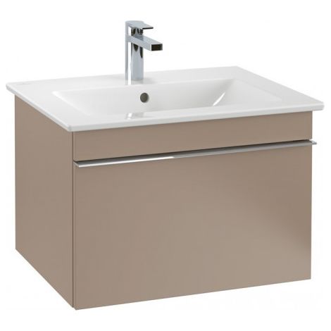 Villeroy & Boch Venticello Meuble sous-lavabo A932, 553x420x502mm, Coloris: Laqué noir mat, poignée : chrome brillant - A93201PD