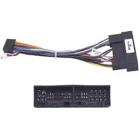 Adaptateur de faisceau 16 broches vers connecteur 18/24 broches pour autoradio Android (compatible Hyundai Accent, Sonata, Kia Sportage, Rio-JXLGV) (1/5)