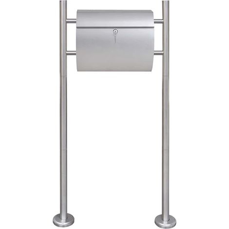 Maison Exclusive - Casetta della Posta con Supporto in Acciaio Inox