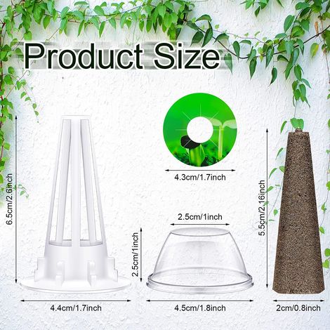 Kit de Culture Hydroponique AeroGarden – 24 Blocs de Substitut de Terreau pour Fleurs/Plantes Grasses (1/4)