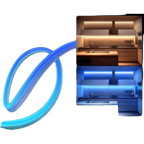Lumière LED Néon, Capacité de Synchronisation Musicale, Design Étanche, 10M (1/2)