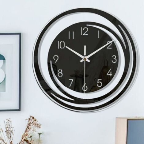 Moderne, dekorative Wanduhr, geräuschlos, für Schlafzimmer, Wohnzimmer, zur Dekoration