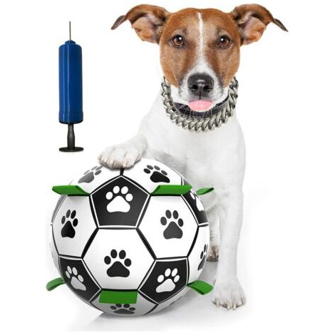 Pelota de juguete para perros, juguete acuático para perros, juguetes interactivos para mascotas, duradero e impermeable, adecuado para perros pequeños y medianos. (1/4)