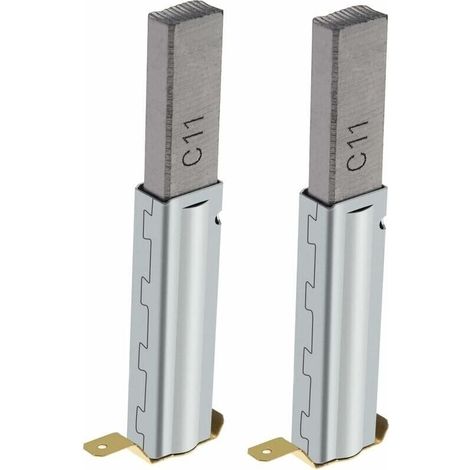 Balais de charbon remplacement 10mm x 6mm x 29mm – 2 paires pour aspirateurs 30/60/70/80/90L – Matériaux carbone et métal (1/4)