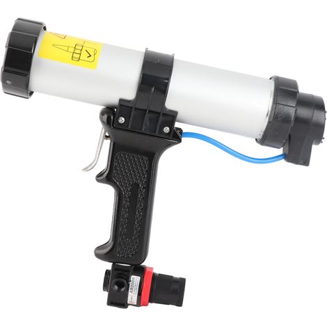 Applicateur pneumatique compact en alliage d'aluminium pour cartouches de mastic, destiné à la décoration intérieure, 310 ml (1/5)