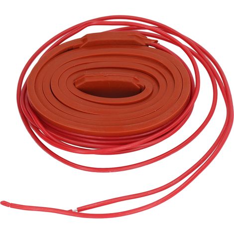 Bande chauffante silicone 80W étanche flexible, enroulable pour chauffe, régulation automatique température, ceinture chauffante DC12V (1/5)