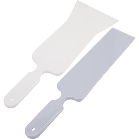 2 pièces Raclette pour Vitres de Voiture Outil de Pose Film Teinté avec Poignée Longue Racloir Courbé pour Pare Brise et Arrière Nettoyage et Installation Vinyle (1/5)