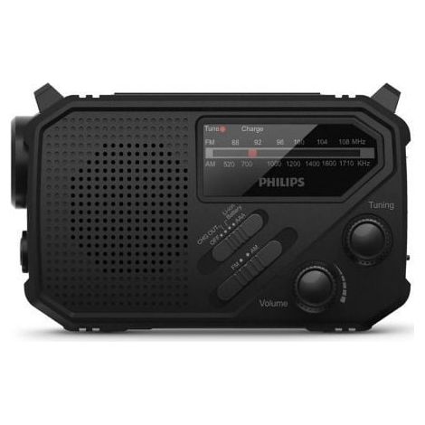 Radio Portátil Philips TAR1609/ Negra