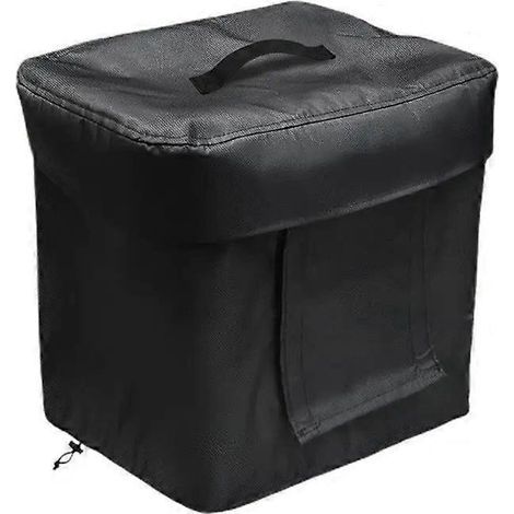 Housse pour machine à glaçons, protection thermique, housse isolante portable et imperméable, noire (1/5)