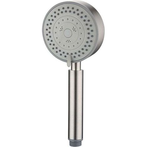 Pommeau Douche Haute Pression en Acier Inoxydable 304, XU, Douche 5 Modes de Douchette à mainet bouton de l'interrupteur, Douche Salle de Bain Haute Pression et Installation Facile - (1/4)