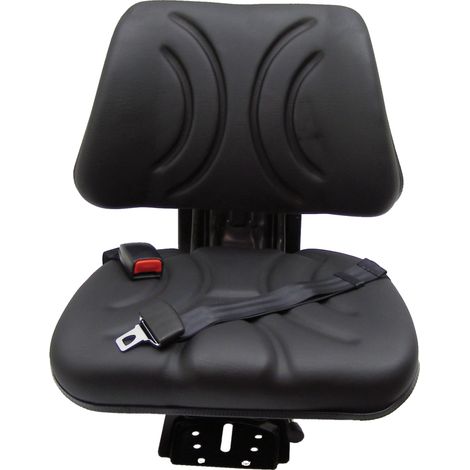 Siège de tracteur, suspension mécanique, PVC, 480 x 550 x 550 mm, 00088 (1/2)
