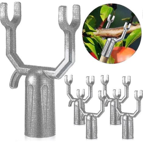 Kit de redressement de branches d'arbres en métal (6 pièces), béquilles et supports pour vignes. (1/5)