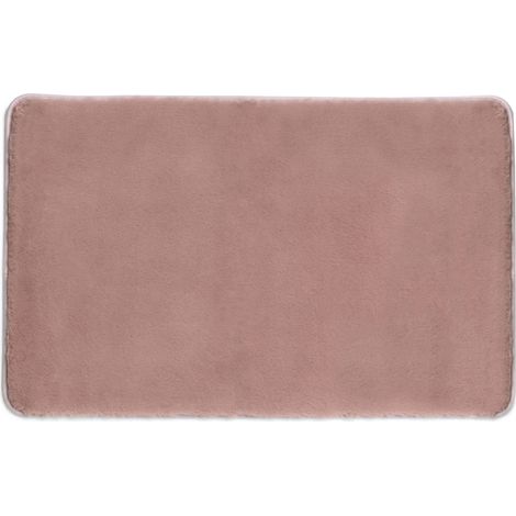 Tapis De Bain Rose 100X60 Cm Antidérapant  Fresia