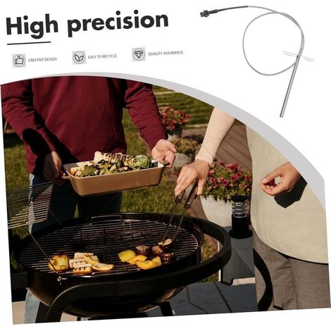 Il set include 4 accessori per il barbecue, controllo della temperatura, pezzi di ricambio, affumicatore e istruzioni per un facile montaggio. (1/4)