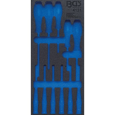 Inserto taller BGS art 4131 espuma resistente 189x408x32mm