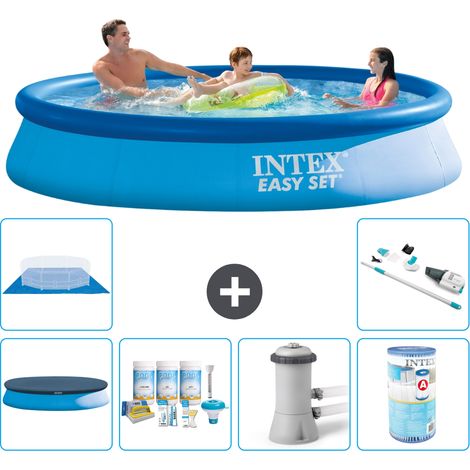 Intex Piscine Easy Set Ronde - 366x76 cm - 7-pièces S40644 (1/5)