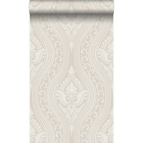 papier peint ornement argent - Origin Wallcoverings (1/5)