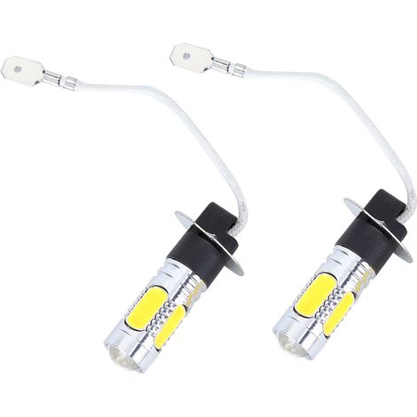 2 bombillas LED H3 de 7,5 W, 5730, 12 V, 5 SMD para faros antiniebla de coche (1/3)