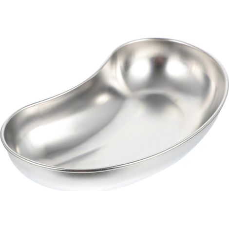 Plateaux en acier inoxydable pour le rangement des instruments dentaires, porte-équipement dentaire-21X11.5X4CM-Silver (1/2)