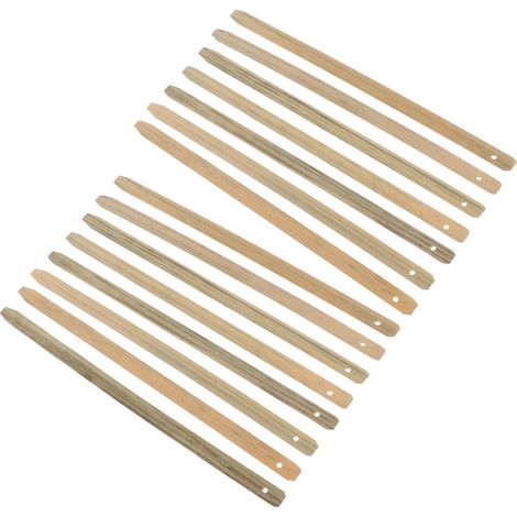 Cadre D'éventail Pliant en Bambou 4pcs pour Artisanat Manuel, Bois Brut Non Finition, Style Traditionnel, pour Ventilation Quotidienne et Été (1/5)