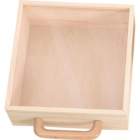 Boîte De Présentation En Bois Couvercle Transparent Bois Multifonction Rangement Bijoux Coffret Décoratif Bureau Mariage Vintage (1/5)