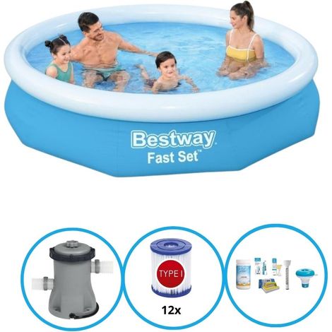 Bestway Bestway Fast Set Ronde - 305x66 cm - 4-pièces S22638 (1/5)