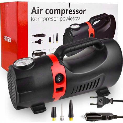Compressore per auto 12V + 230V, compressore per ruote