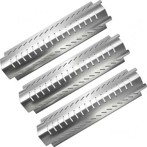 38 cm Heizplatte für Campingaz, CCLIFE, Landmann, Charbroil, Grill-Master, CBHP4, Edelstahl-Hitzeverteiler, Ersatzteil für Gasgrills, 3er-Pack (1/5)