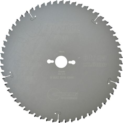 DeWALT Kreissägeblatt 305 x 30mm 60WZ für Stationärsagen DT4260-QZ