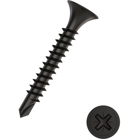 Schnellbauschrauben 3.5 x 45 mm, PH 2, 400 Stück Schnellbauschrauben