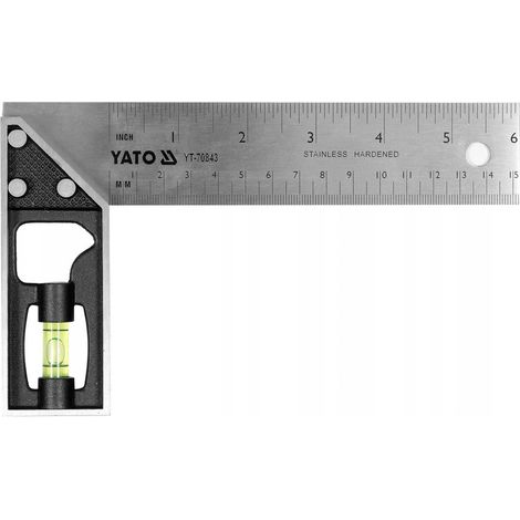 Squadra yato yt-70843 acciaio inossidabile 150 mm (1/5)