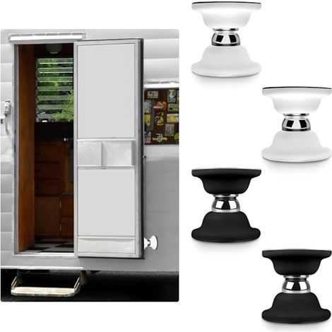Set mit 4 magnetischen Türverschlüssen für Wohnmobile, magnetische Türstopper im Silo-Stil, magnetische Türpuffer, Wohnmobilzubehör (1/5)