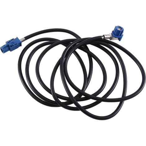 2 câbles HSD à 4 broches, connecteur HSD mâle-mâle coudé C-à-C, faisceau de câblage pour caméra audio de voiture, câble LVDS. (1/5)