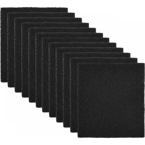 Lot de 4 filtres à charbon actif pour litière pour chat, hautement absorbants, faciles à utiliser et compatibles avec les bacs à litière à couvercle relevable.