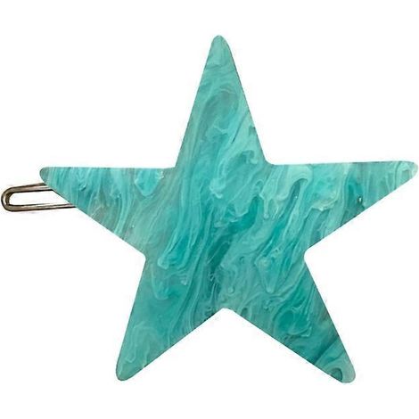 Pince à cheveux Frog Buckle Pentagram, barrettes assorties en acide acétique, pince à cheveux (1/4)