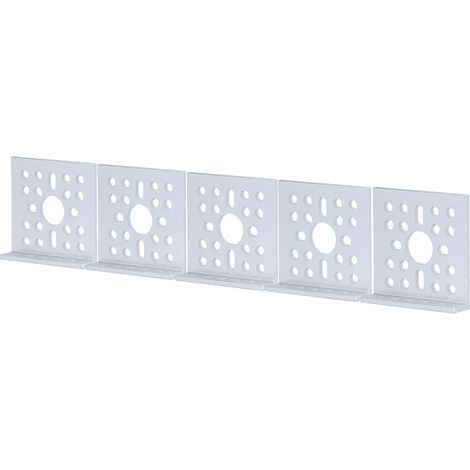 Supports en forme de L en alliage d'aluminium, 5 pièces, Angle droit de 90 degrés 48x12mm, supports de Servo latéraux bas (1/5)