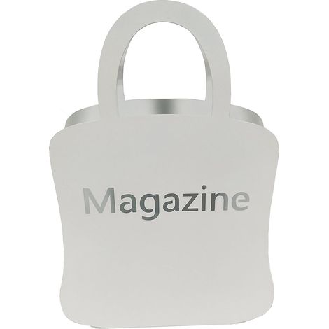 PORTE-REVUES 'MAGAZINE' BLANC