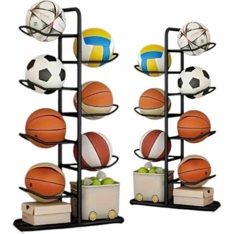 Supporto per 7 palline, organizer per riporre le palline sportive ART, regalo