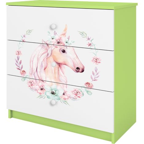 Kinderkommode Babydreams Grün (1/5)