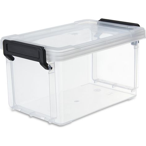 Iris Ohyama, Boîte de rangement plastique, 0.7 L, A l'unité, LLB-0.7, Transparent