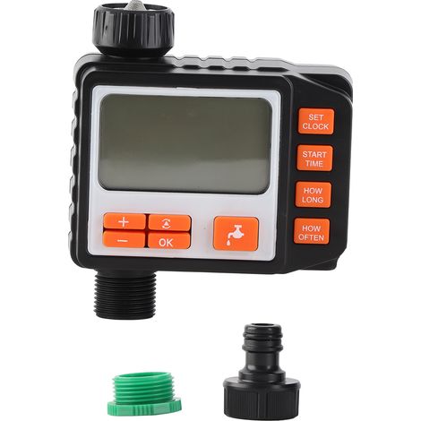 Elektronische Gartenbewässerungsuhr, automatische Bewässerungssteuerung mit LCD-Bildschirm (1/5)