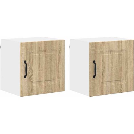 Meuble mural de cuisine,Armoire de cuisine 2 pcs Chêne Sonoma 40 x 31 x 40 cm CFW78137 (1/5)