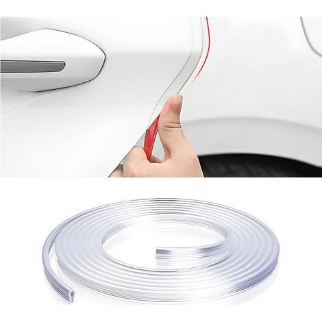 U-shaped decorative rubber anti-collision strip, 5 meters, for car door anti-collision protection, transparent