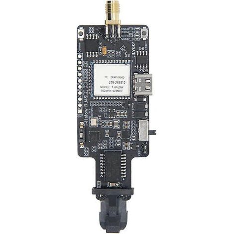 Módulo inalámbrico LILYGO T-Halow RJ45 902MHz-928MHz 915M Saw Wi-Fi STA+AP de modo dual para monitoreo remoto de IoT industrial (1/5)