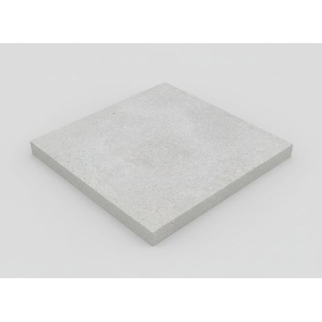 Losa hormigon para jardin y exteriores 60x60 cm / Unidad / 60x60x4 cm. / Blanco