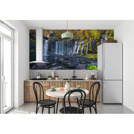 Papier peint paysage cascade dautomne 1 - 150 x 250 cm (1/2)