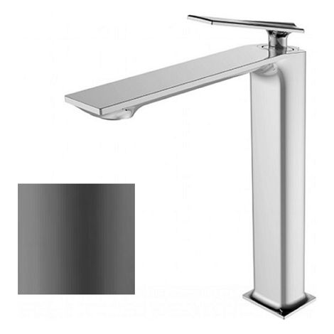 Robinet de lavabo haut en graphite Aspira I Besco (1/2)