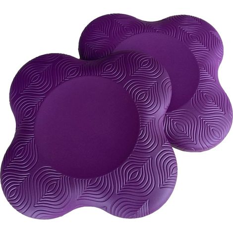 Coussin de yoga extra épais pour genoux, coudes, poignets, mains et tête, mousse, pour yoga/pilates, violet.20202CM