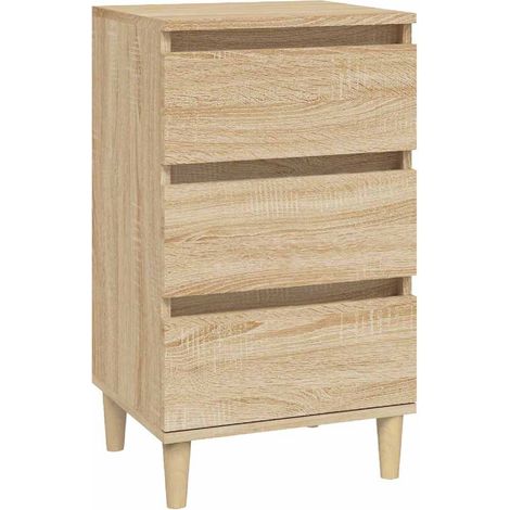 Maison Exclusive - Comodino Rovere Sonoma 40x35x70 cm in Legno Multistrato (1/5)